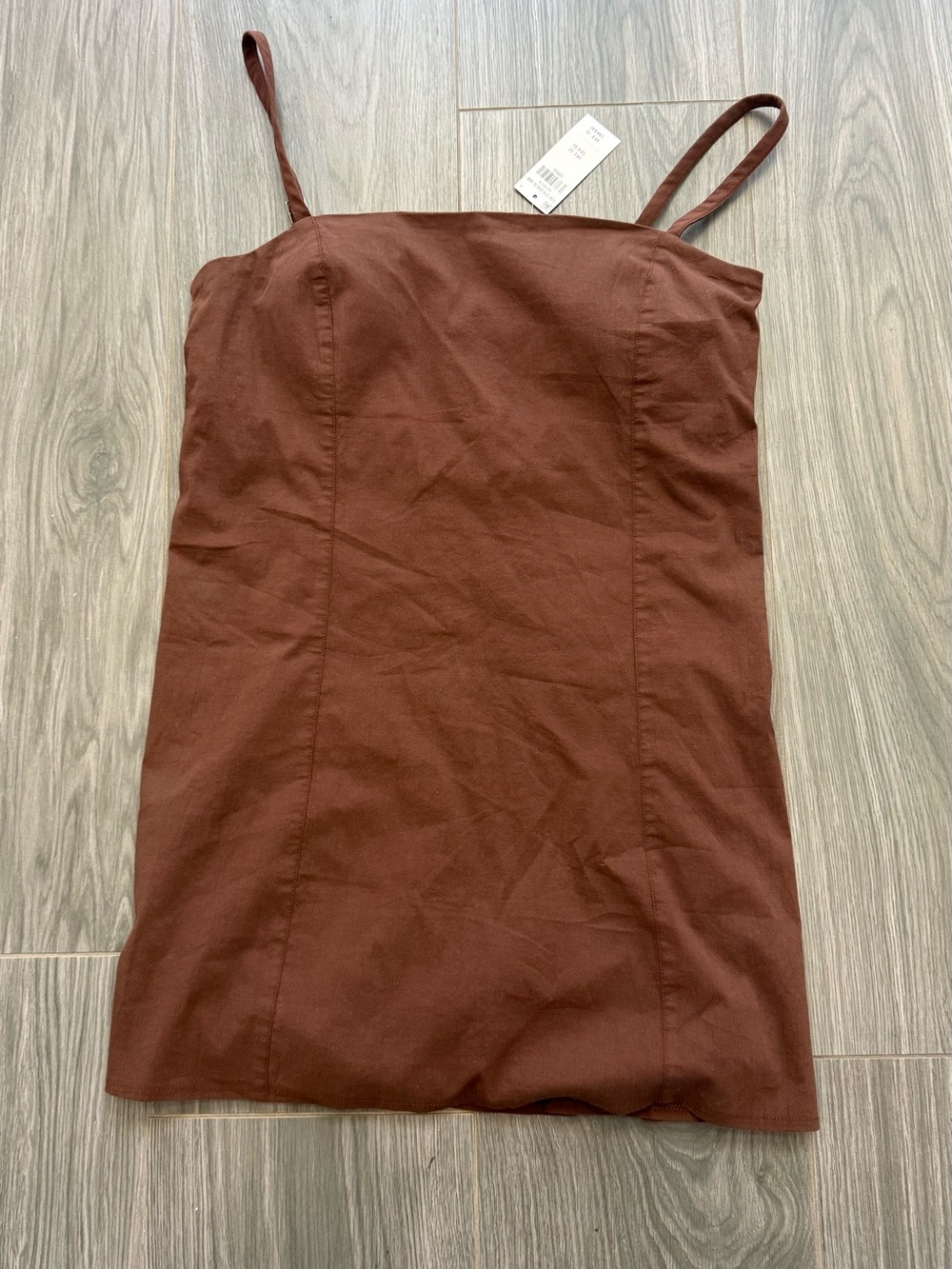 New with tags - Abercrombie Everyday Skort Brown size large - Picture 2 of 5